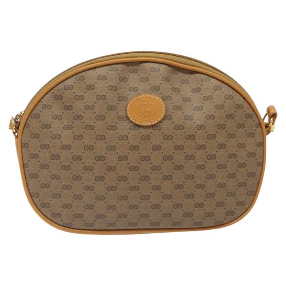 GUCCI Micro GG Supreme Shoulder Bag Pvc Beige Gold 007 89 007 89 - Picture 2 of 13